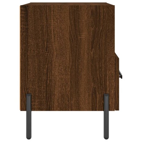 Nachtkastjes 2 st 40x35x47,5 cm bewerkt hout bruin eikenkleur 8720845910464 8