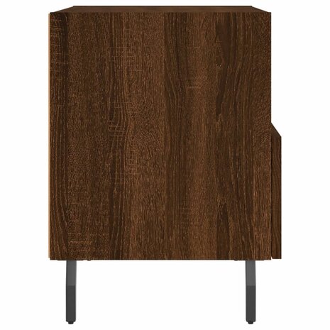 Nachtkastjes 2 st 40x35x47,5 cm bewerkt hout bruin eikenkleur 8720845910624 8