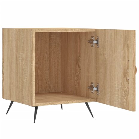 Nachtkastjes 2 st 40x40x50 cm bewerkt hout sonoma eikenkleurig 8720845910860 5