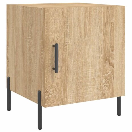 Nachtkastjes 2 st 40x40x50 cm bewerkt hout sonoma eikenkleurig 8720845911669 5