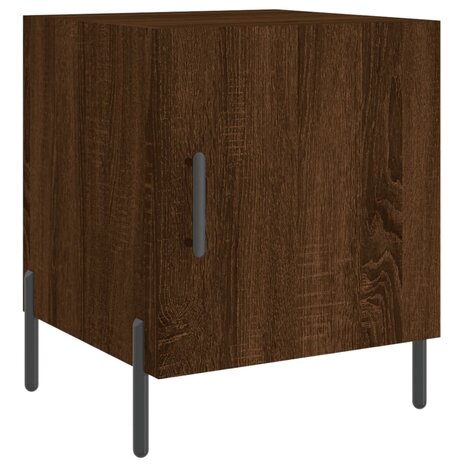 Nachtkastjes 2 st 40x40x50 cm bewerkt hout bruin eikenkleur 8720845911744 5