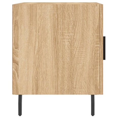 Nachtkastjes 2 st 40x40x50 cm bewerkt hout sonoma eikenkleurig 8720845911829 8