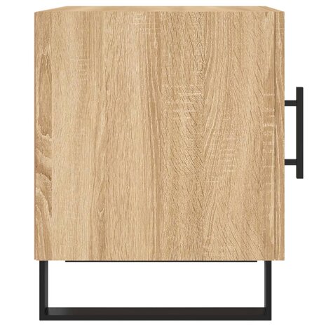 Nachtkastjes 2 st 40x40x50 cm bewerkt hout sonoma eikenkleurig 8720845911980 8