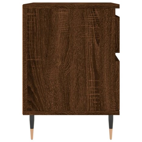 Nachtkastjes 2 st 40x35x50 cm bewerkt hout bruin eikenkleur 8721012110502 8