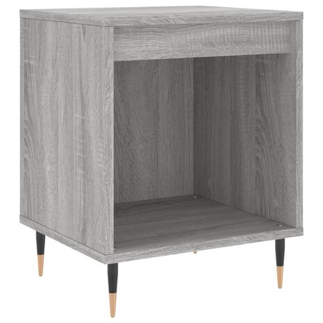 Nachtkastje 40x35x50 cm bewerkt hout grijs sonoma eikenkleurig 8721012110953 2