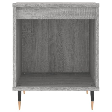 Nachtkastje 40x35x50 cm bewerkt hout grijs sonoma eikenkleurig 8721012110953 4