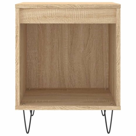 Nachtkastje 40x35x50 cm bewerkt hout sonoma eikenkleurig 8721012111059 4