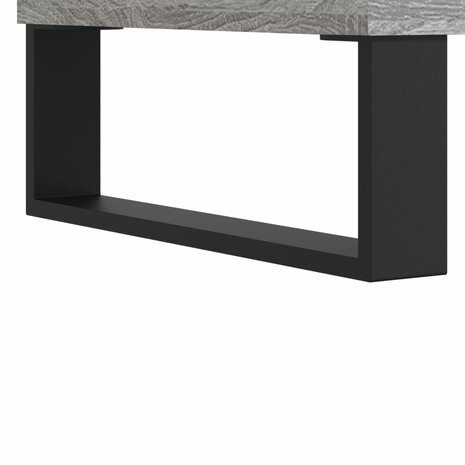 Nachtkastje 40x35x50 cm bewerkt hout grijs sonoma eikenkleurig 8721012111271 7