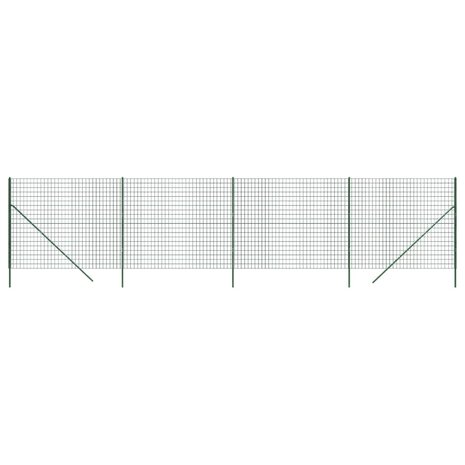 Draadgaashek 1,8x10 m gegalvaniseerd staal groen 8720845778101 2