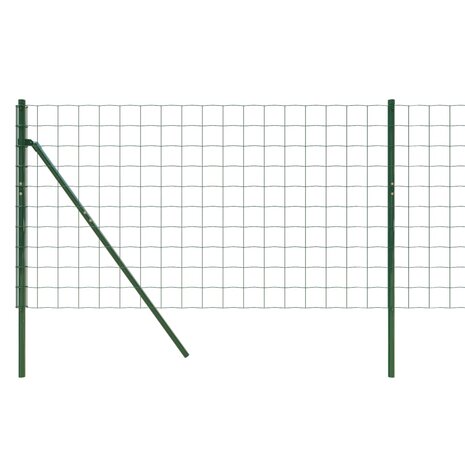 Draadgaashek 1x10 m gegalvaniseerd staal groen 8720845778224 4