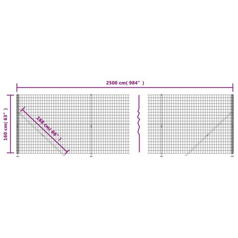 Draadgaashek met flens 1,6x25 m groen 8720845779139 6