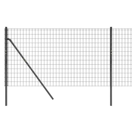 Draadgaashek 1,1x10 m gegalvaniseerd staal antracietkleurig 8720845779351 4