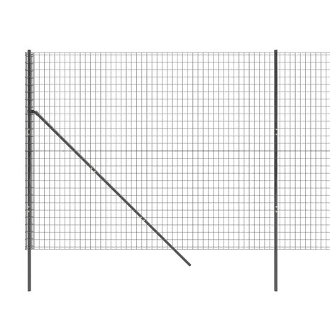 Draadgaashek 1,6x10 m gegalvaniseerd staal antracietkleurig 8720845779375 4