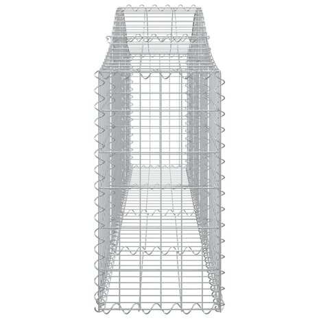 Schanskorven 2 st gewelfd 200x30x60/80 cm gegalvaniseerd ijzer 8720845559717 5