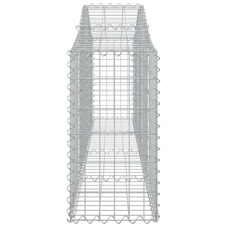 Schanskorven 5 st gewelfd 200x30x60/80 cm gegalvaniseerd ijzer 8720845559748 5