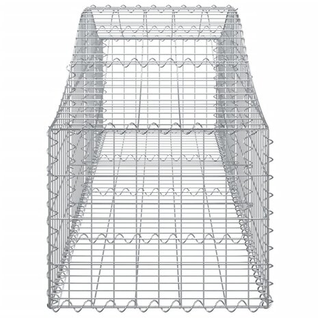 Schanskorven 2 st gewelfd 200x50x40/60 cm gegalvaniseerd ijzer 8720845561604 5