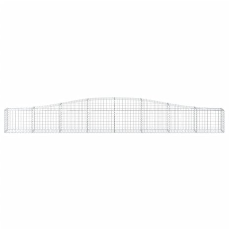 Schanskorven 4 st gewelfd 400x30x40/60 cm ijzer 8720845563721 4