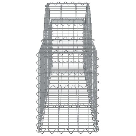 Schanskorven 4 st gewelfd 200x30x40/60 cm ijzer 8720845566326 5