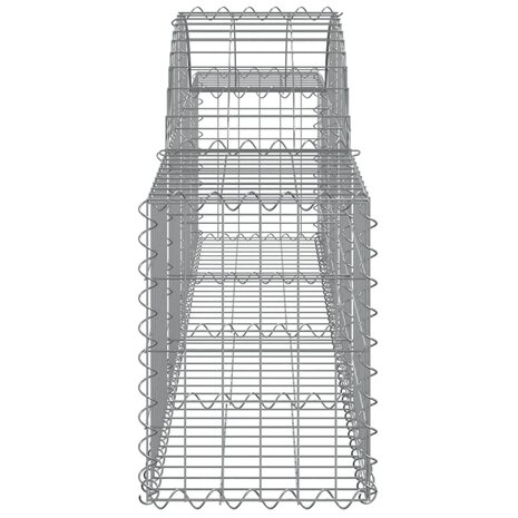 Schanskorven 6 st gewelfd 200x30x40/60 cm gegalvaniseerd ijzer 8720845566340 5