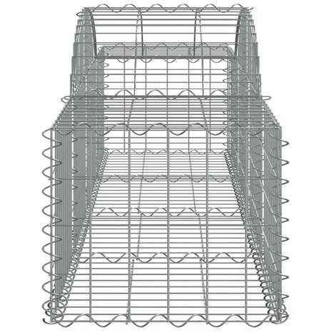 Schanskorven 6 st gewelfd 200x50x40/60 cmgegalvaniseerd ijzer 8720845568443 5