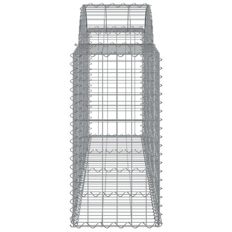 Schanskorven 3 st gewelfd 200x50x80/100 cm gegalvaniseerd ijzer 8720845568832 5