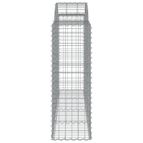 Schanskorven 4 st gewelfd 200x50x120/140 cm ijzer 8720845569266 5