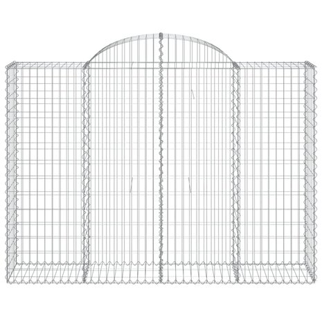 Schanskorven 3 st gewelfd 200x50x140/160 cm ijzer 8720845569464 4