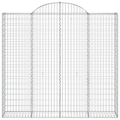 Schanskorven 3 st gewelfd 200x50x180/200 cm ijzer 8720845569884 4