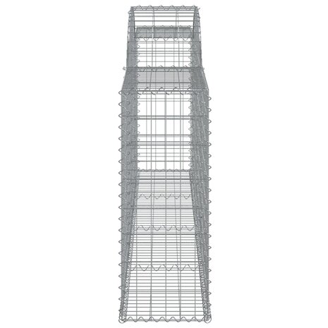 Schanskorven 2 st gewelfd 300x30x80/100 cm gegalvaniseerd ijzer 8720845570866 5