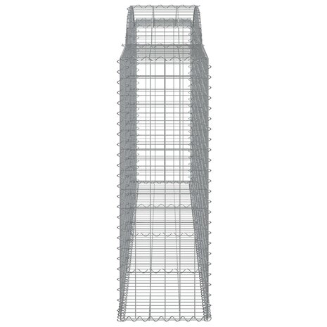 Schanskorven 2 st gewelfd 300x50x140/160 cm ijzer 8720845573201 5