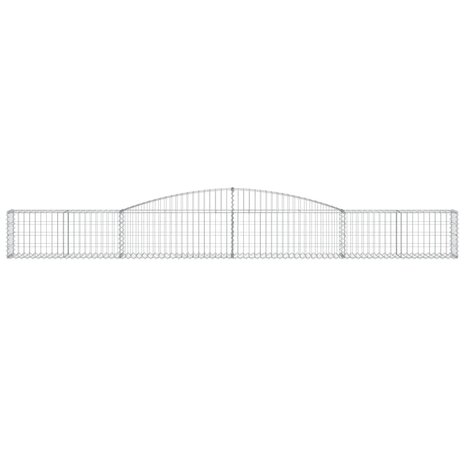 Schanskorven 3 st gewelfd 400x30x40/60 cm ijzer 8720845574116 4