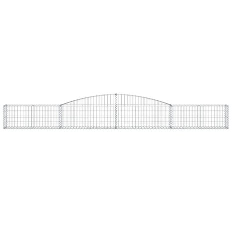 Schanskorven 6 st gewelfd 400x30x40/60 cm ijzer 8720845574147 4