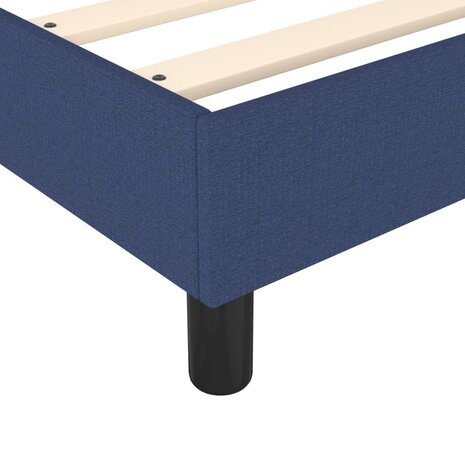 Boxspring met matras stof blauw 90x200 cm 8720845545505 7