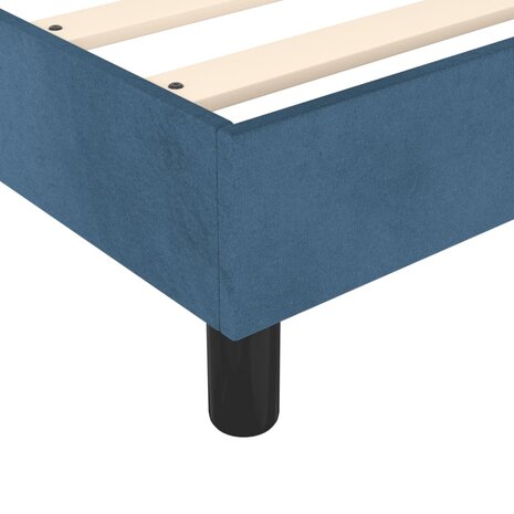 Boxspring met matras fluweel donkerblauw 90x190 cm 8720845548063 7