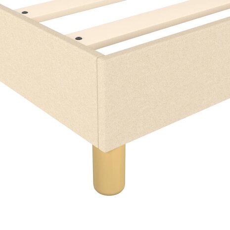 Boxspring met matras stof crèmekleurig 90x190 cm 8720845549862 7