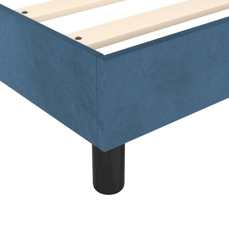 Boxspring met matras fluweel donkerblauw 80x200 cm 8720845551483 7