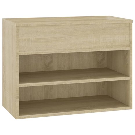 Schoenenbank 60x30x45 cm bewerkt hout sonoma eikenkleurig 8720286643389 2