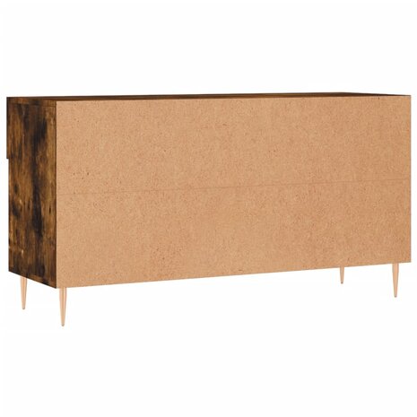 Schoenenbank 102x35x55 cm bewerkt hout gerookt eikenkleurig 8720845442095 8