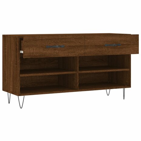 Schoenenbank 102x35x55 cm bewerkt hout sonoma eikenkleurig 8720845442194 5