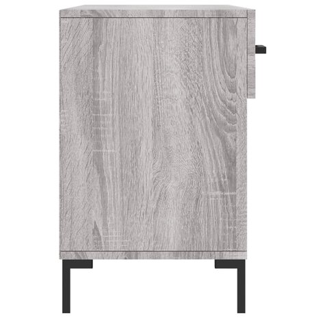 Schoenenbank 102x35x55 cm bewerkt hout grijs sonoma eikenkleur 8720845442262 7