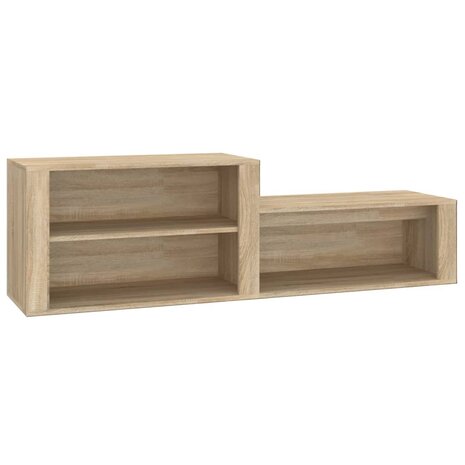 Schoenenkast 150x35x45 cm bewerkt hout sonoma eikenkleurig 8720287223191 2