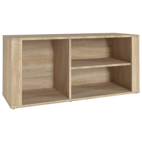 Schoenenkast 100x35x45 cm bewerkt hout sonoma eikenkleurig 8720287223276 2