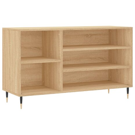 Schoenenkast 102x36x60 cm bewerkt hout sonoma eikenkleurig 8721012114463 2