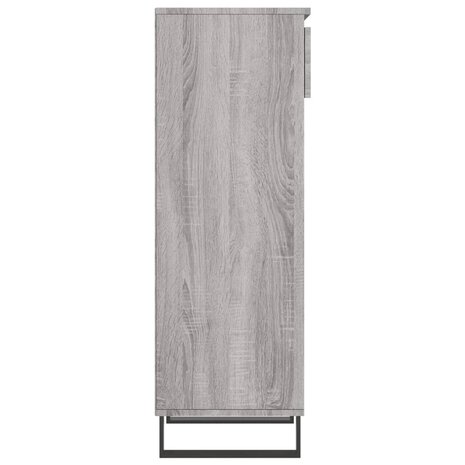 Schoenenkast 40x36x105 cm bewerkt hout grijs sonoma 8721012115132 7