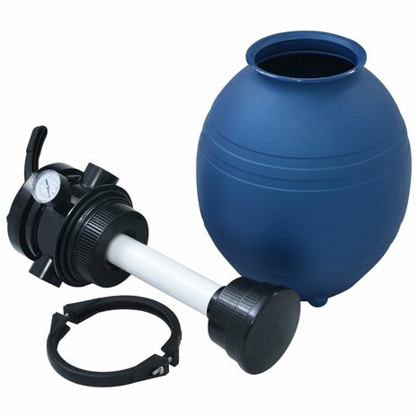 Zwembadzandfilter met 4-positie ventiel 300 mm blauw 8719883791593 4