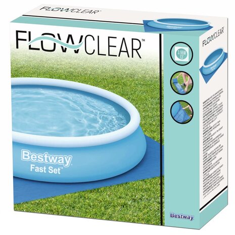 Bestway Flowclear Zwembadgrondzeil 396x396 cm 8721012051737 7