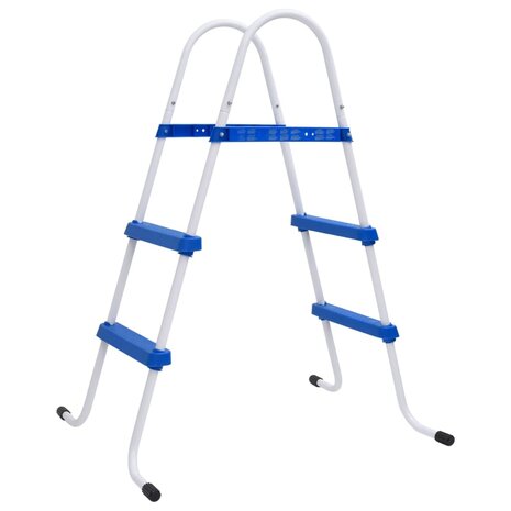 Zwembadladder 84 cm blauw en wit 8720845724528 1