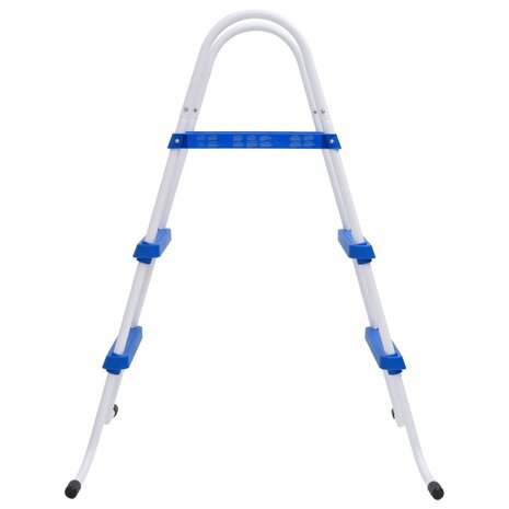 Zwembadladder 84 cm blauw en wit 8720845724528 2