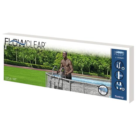 Bestway Flowclear Zwembadladder 4 treden 107 cm 8721012053571 10