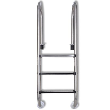 Zwembadladder met 3 sporten 120 cm roestvrij staal 304 8718475871309 2